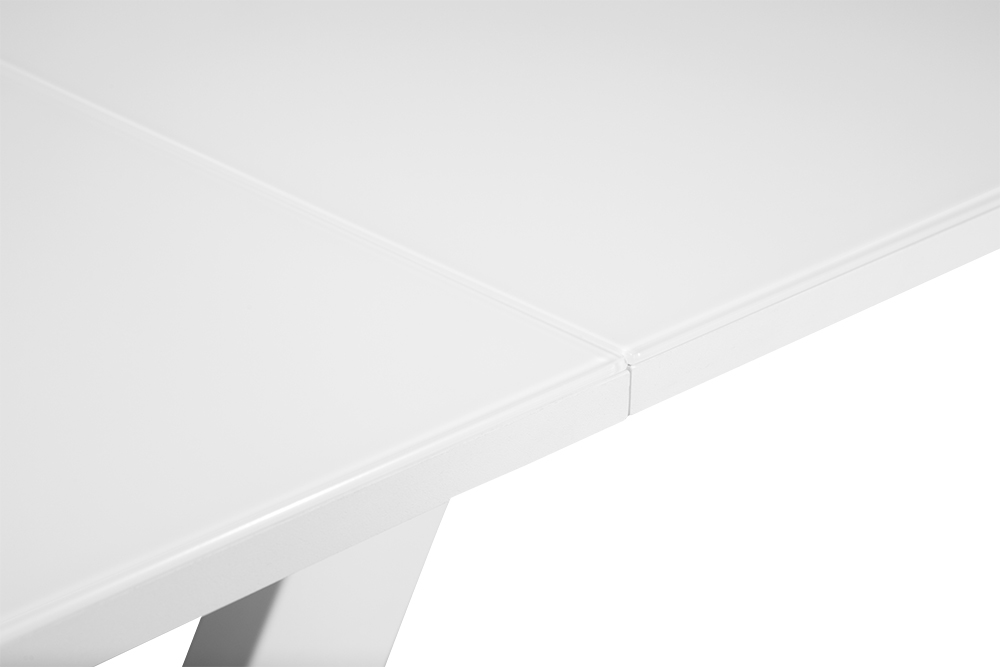 Стол раскладной BRUNO 120 WHITE SILK W AERO, цвет белый шелк, размер 120 (+40) 98590 - фото 8