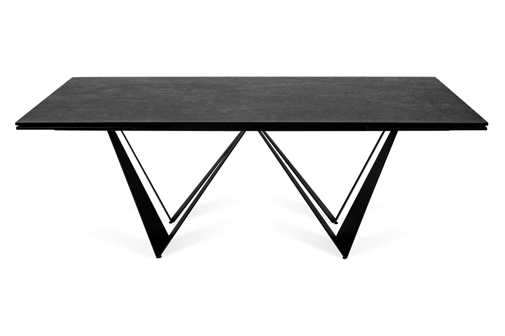 Стол обеденный раскладной PONTE – Прямоугольный AERO, цвет карбон, размер 200 (+50) (+50) 67466 - фото 2