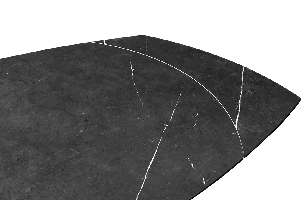Стол обеденный раскладной BRUGGE – Круглый AERO, цвет темно-серый, размер 130 (+30) (+30) 100222 - фото 6