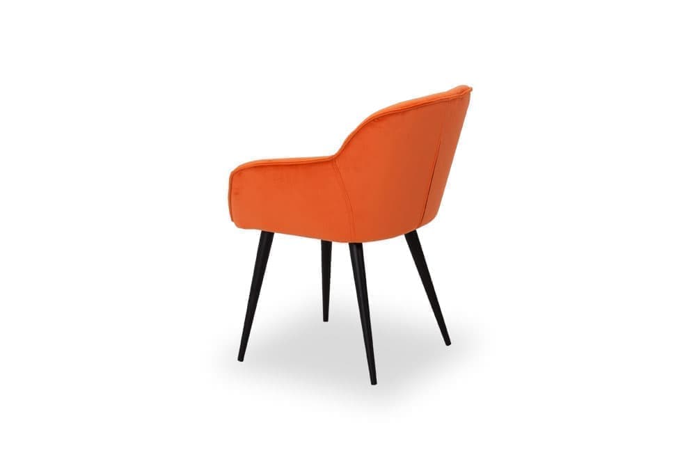 Стул для гостиной металлический B146 – оранжевый AERO, цвет черный, размер 62 48977 - фото 5