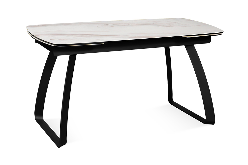 Стол обеденный раздвижной SUOMI – Прямоугольный AERO, цвет молочный, размер 140 (+35) (+35)