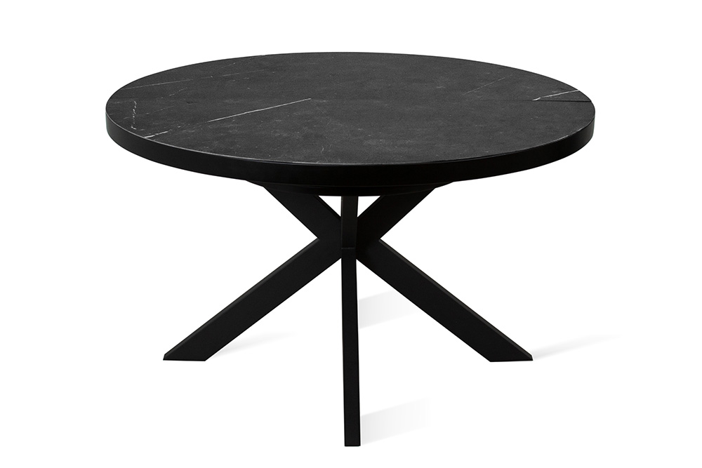 Стол обеденный раскладной ALTONA – Круглый AERO, цвет темно-серый, размер 130 (+40) 67501 - фото 1