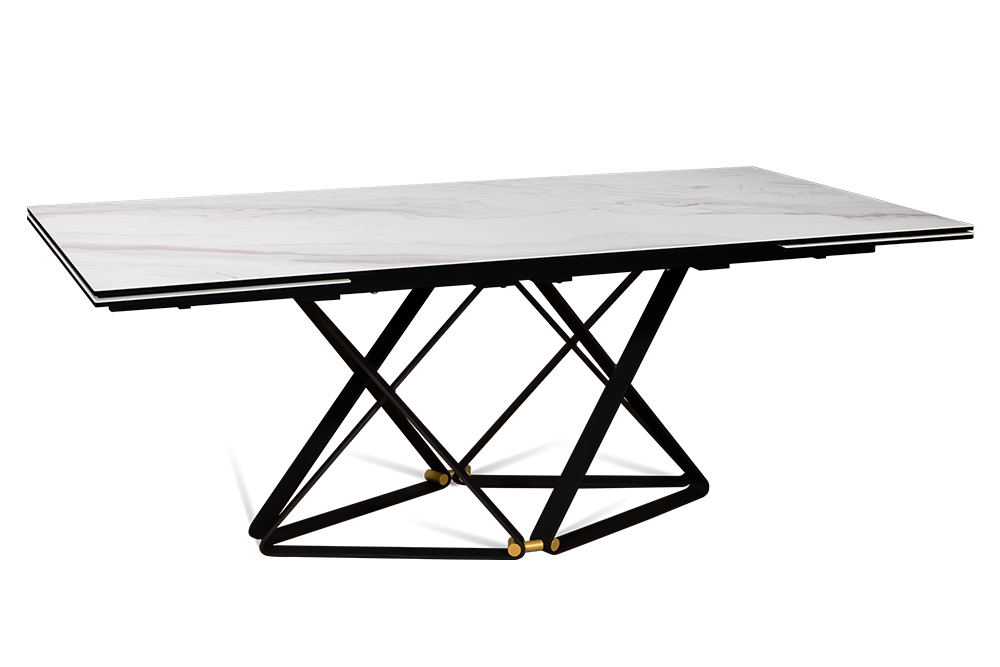 Стол обеденный раздвижной CANADA – Прямоугольный AERO, цвет молочный, размер 200 (+50) (+50)