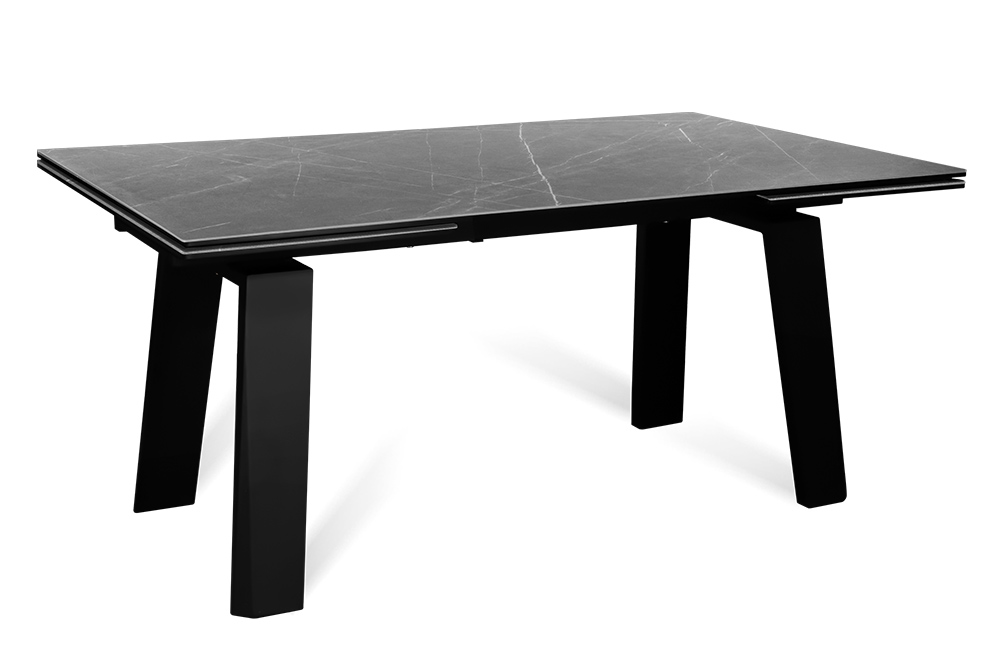 Стол обеденный раздвижной PANAMA – Прямоугольный AERO, цвет серый мрамор, размер 160 (+40) (+40)