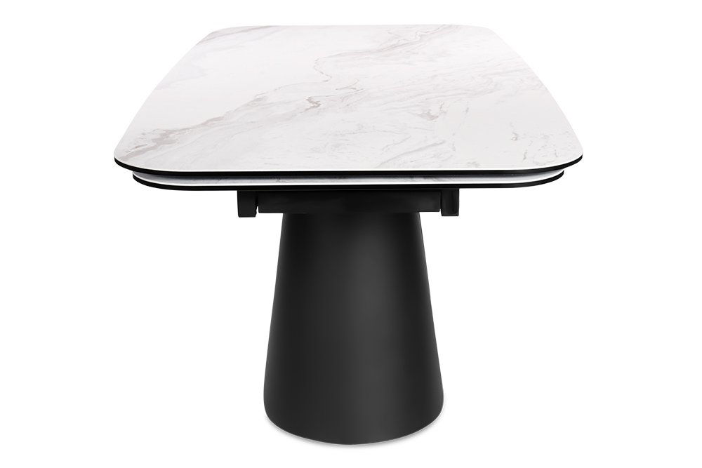 Стол обеденный раздвижной MARDRID – овальный AERO, цвет молочный, размер 180 (+40) (+40) 116854 MADRID - фото 2