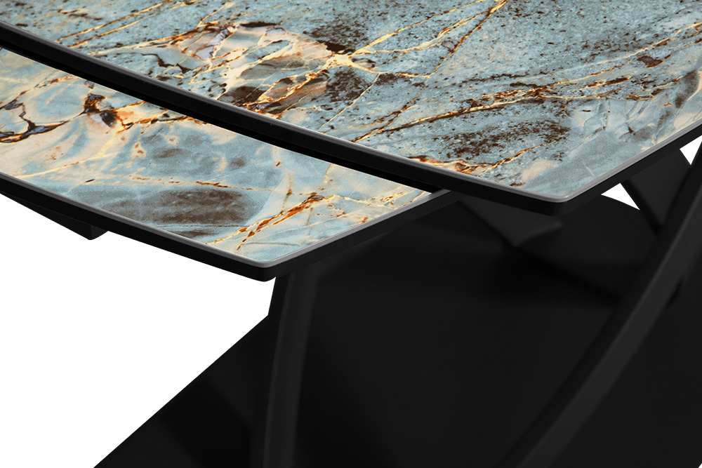 Стол обеденный раздвижной TULUM– Прямоугольный AERO, цвет малахит, размер 140 (+35)(+35) 96020 - фото 6