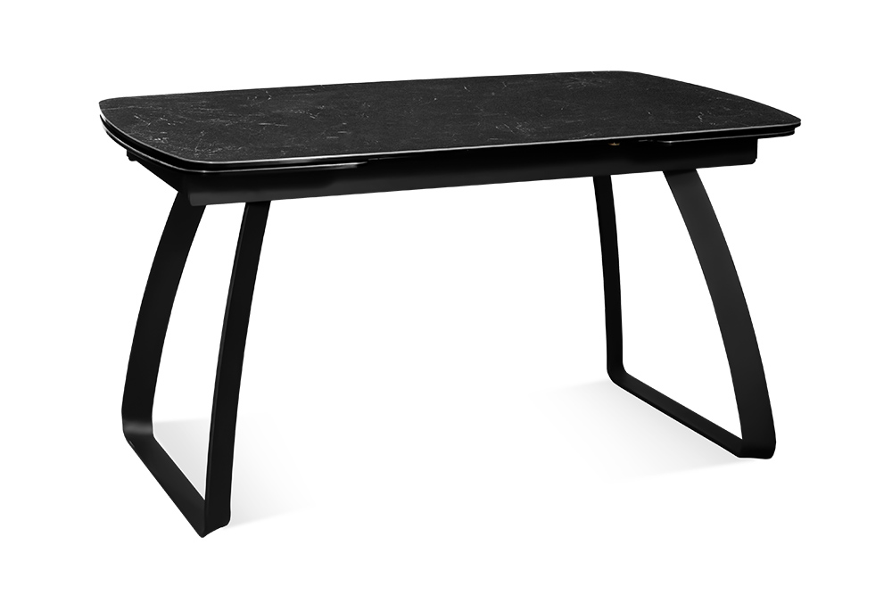 Стол обеденный раздвижной SUOMI – Прямоугольный AERO, цвет темно-серый палладий, размер 140 (+35) (+35)