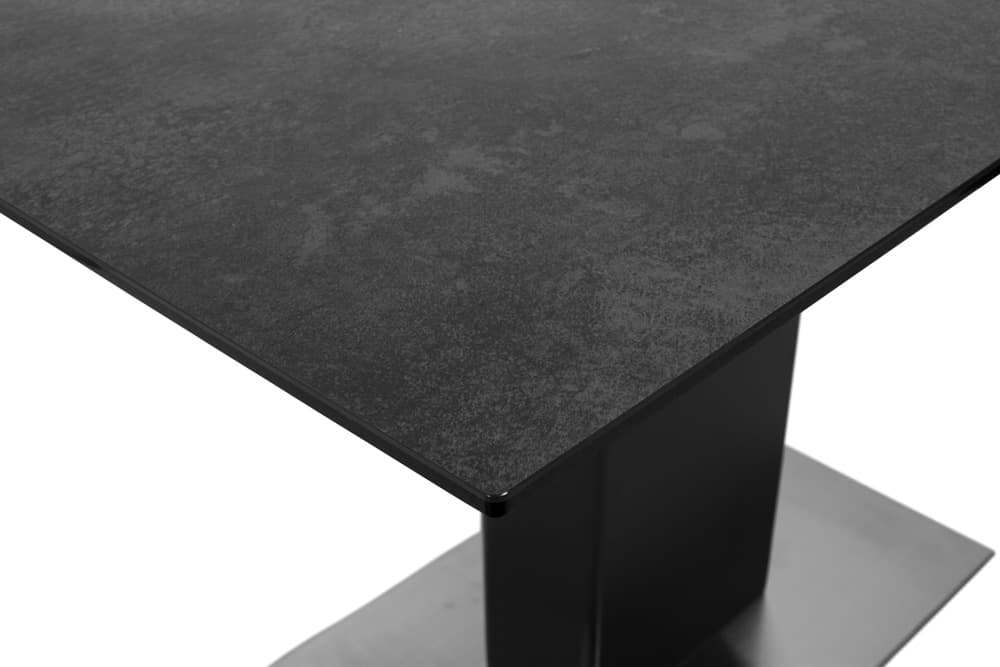 Стол обеденный раздвижной BONN– Прямоугольный AERO, цвет керамическая столешница - цвет карбон, размер 120 (+40) 56816 - фото 2
