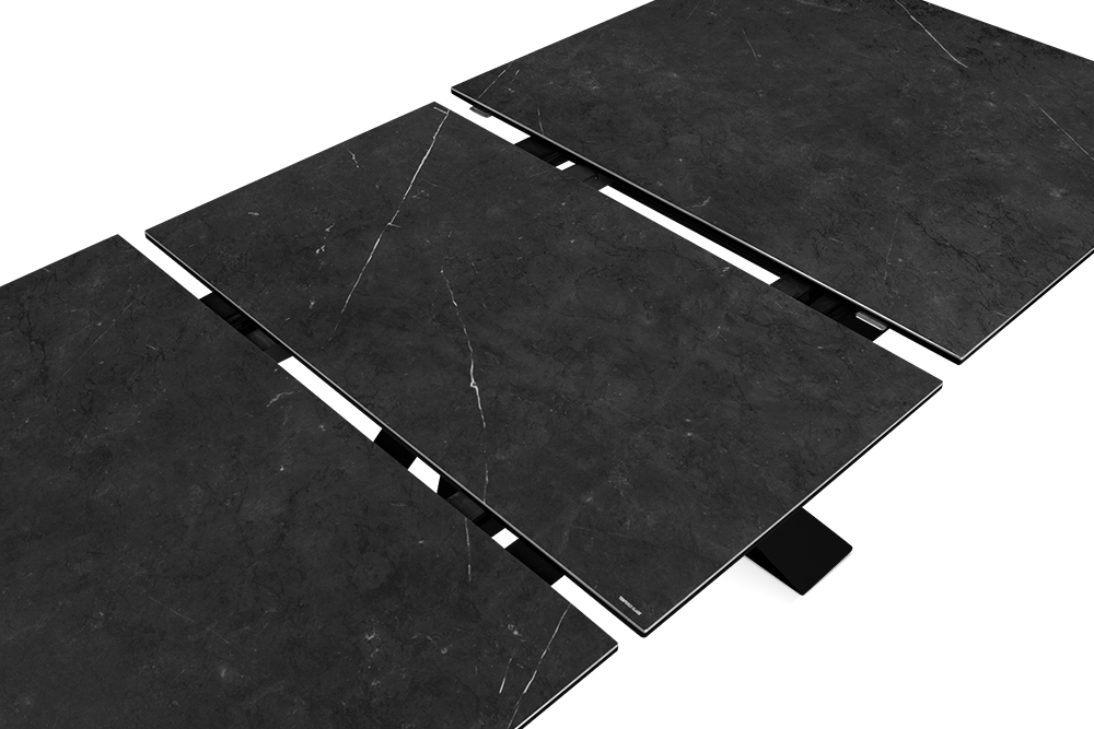 Стол обеденный раздвижной URFIN - Прямоугольный AERO, цвет темно-серый, размер 160 (+50) 85371 - фото 6