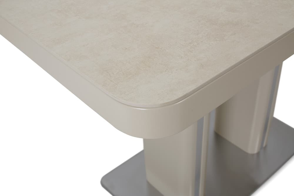 Стол лакированный обеденный раскладной DARIO – Прямоугольный AERO, цвет капучино, размер 110 (+35) 53345 - фото 5