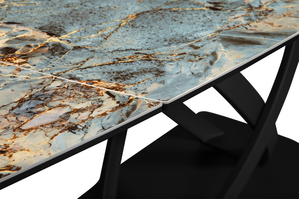Стол обеденный раздвижной TULUM– Прямоугольный AERO, цвет малахит, размер 140 (+35)(+35) 96020 - фото 8