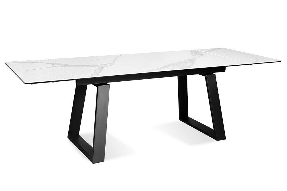 Стол обеденный раздвижной ROVENA – Прямоугольный AERO, цвет белый оникс, размер 160 (+40) (+40) 108401 - фото 4