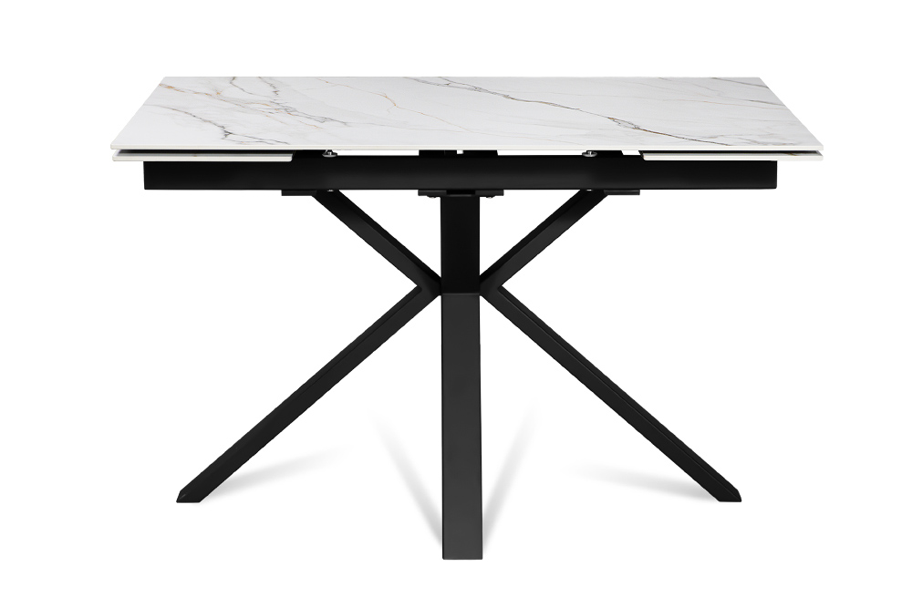 Стол обеденный раздвижной BONGO – Прямоугольный AERO, цвет позолоченный белый, размер 120 (+30) (+30) 113980 - фото 3