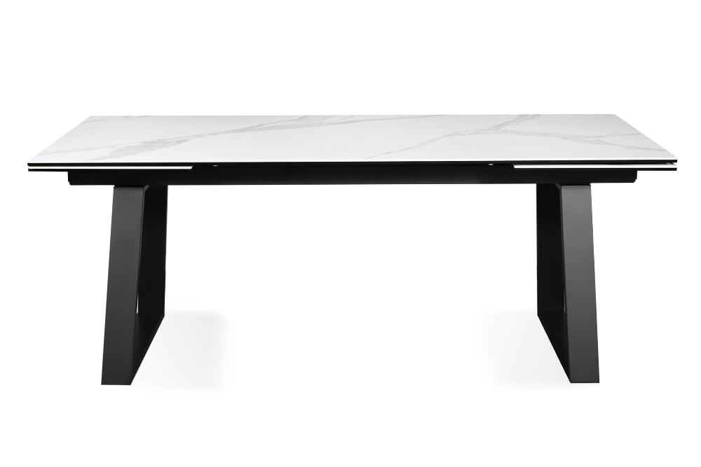 Стол обеденный раздвижной ROVENA – Прямоугольный AERO, цвет белый оникс, размер 200 (+50) (+50) 108402 - фото 3