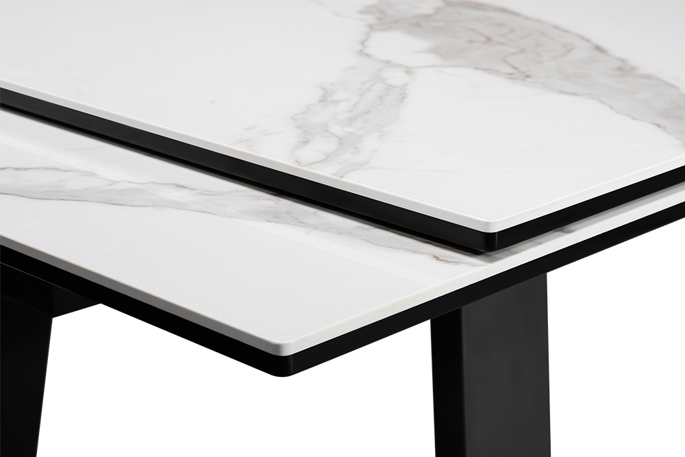 Стол обеденный раздвижной ROVENA – Прямоугольный AERO, цвет белый оникс, размер 200 (+50) (+50) 108402 - фото 8