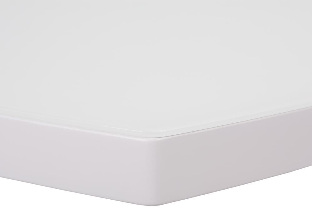 Стол деревянный обеденный раздвижной KANSAS – Прямоугольный AERO, цвет белый лак, белое стекло шелк, размер 140 (+40) 46587 - фото 5