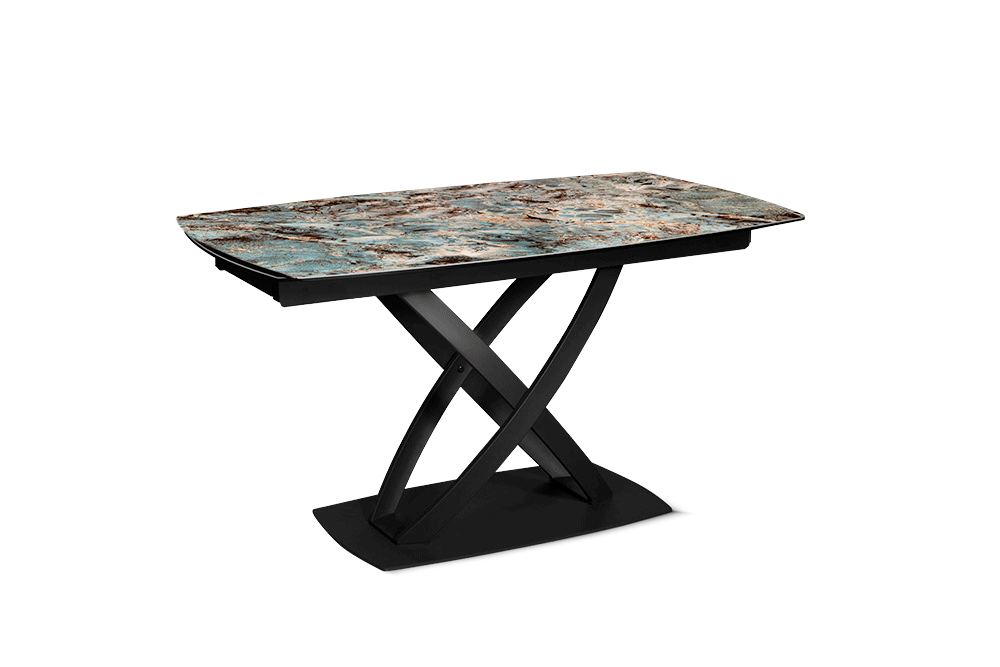 Стол обеденный раздвижной TULUM– Прямоугольный AERO, цвет малахит, размер 140 (+35)(+35) 96020 - фото 2