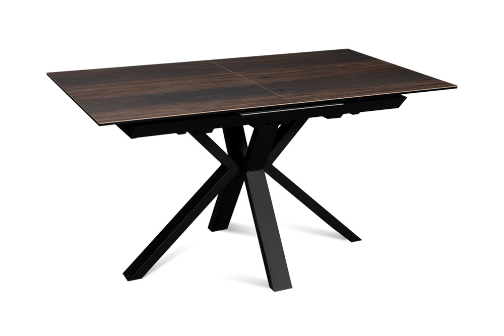 Стол обеденный раздвижной CANCUN – Прямоугольный AERO, цвет темный дуб, размер 140 (+40)