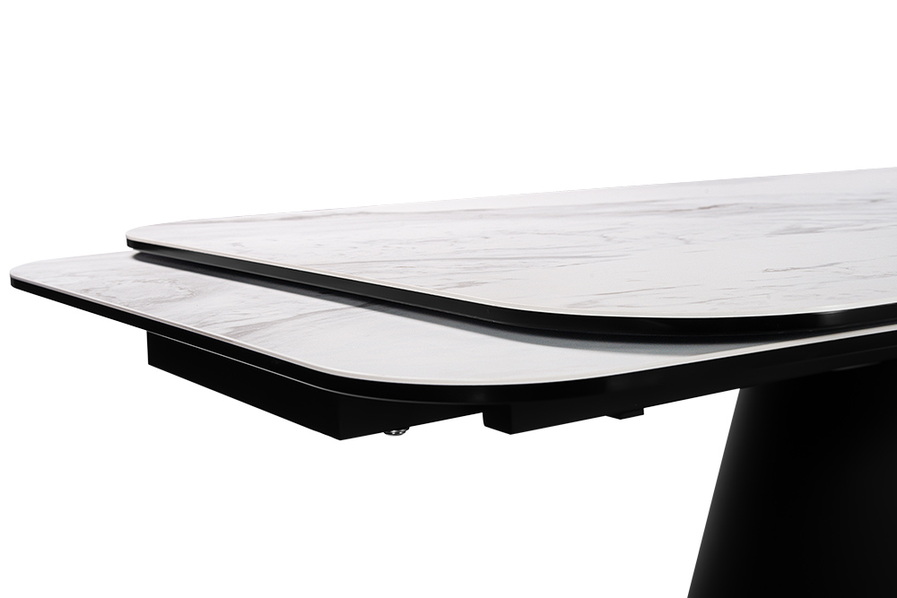 Стол обеденный раздвижной MARDRID – овальный AERO, цвет молочный, размер 180 (+40) (+40) 116854 MADRID - фото 7
