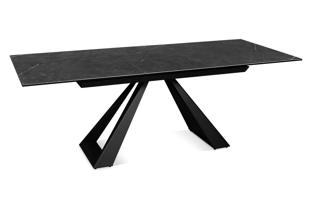 Стол обеденный раздвижной URFIN - Прямоугольный AERO, цвет темно-серый, размер 160 (+50) 85371 - фото 5