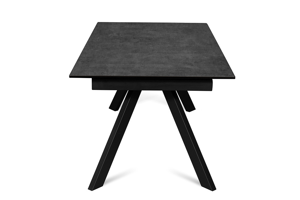 Стол обеденный раскладной ESSEN – Круглый AERO, цвет карбон, размер 180 (+80) 74150 - фото 5