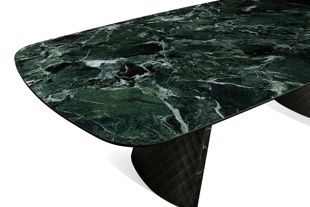 Стол обеденный нераскладной KYOTO - Овальный AERO, цвет зеленый, размер 258 115096 - фото 4