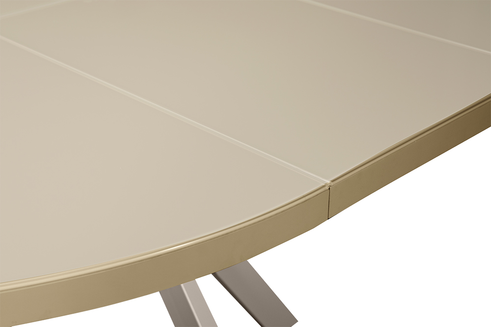 Стол раскладной OSAKA 110 CAP GLASS AERO, цвет капучино, размер 110 (+35) 100943 - фото 6