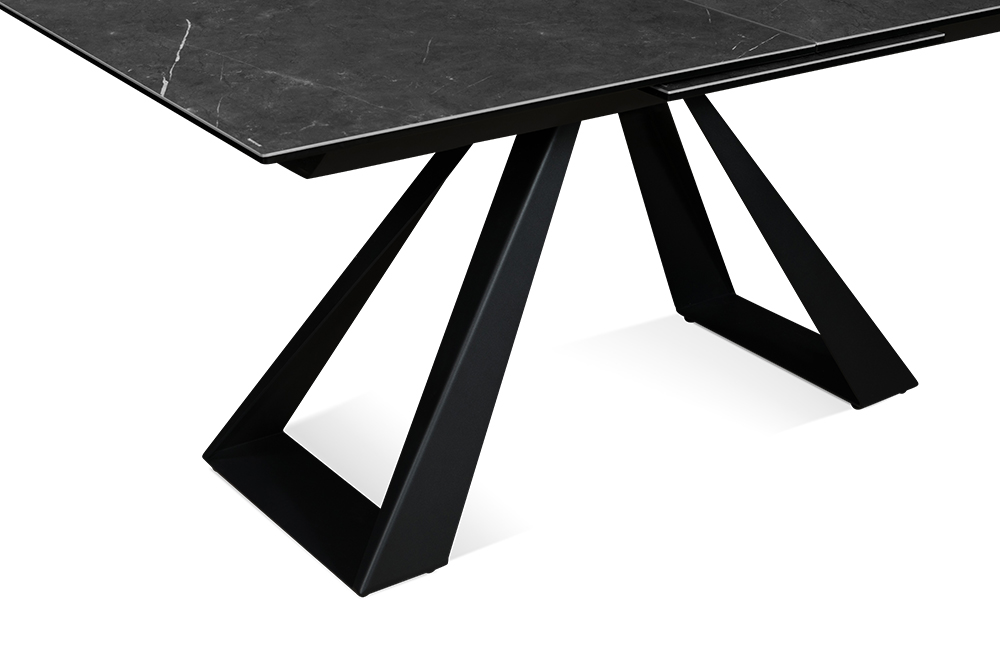 Стол обеденный раздвижной URFIN - Прямоугольный AERO, цвет темно-серый, размер 160 (+50) 85371 - фото 8