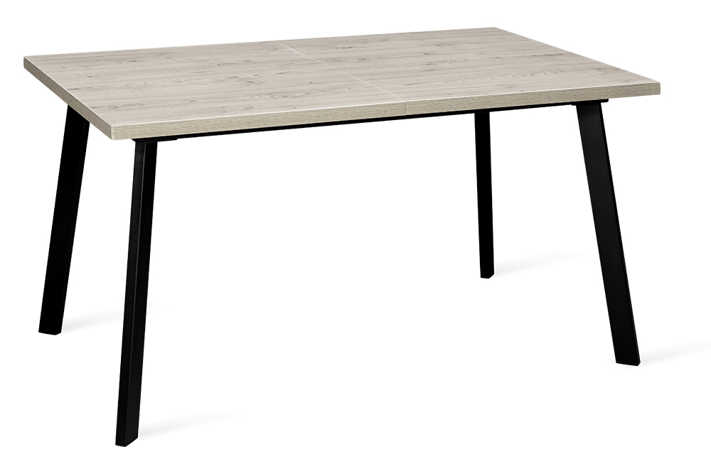 

Стол раскладной TOMAS 140 LIGHT WOOD BK - прямоугольный, Светлый дуб, TOMAS