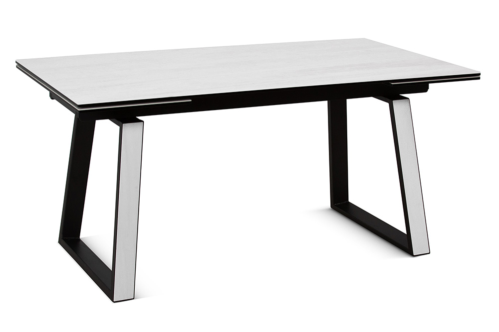 Стол обеденный раздвижной ROVENA – Прямоугольный AERO, цвет жемчужно-белый, размер 160 (+40) (+40) 73673 - фото 1