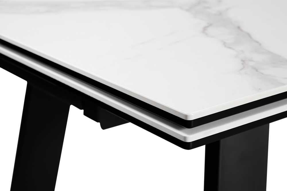 Стол обеденный раздвижной ROVENA – Прямоугольный AERO, цвет белый оникс, размер 200 (+50) (+50) 108402 - фото 7
