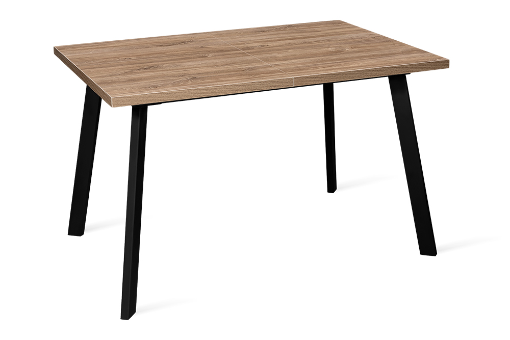 

Стол раскладной TOMAS 120 VINTAGE WOOD BK - прямоугольный, Винтажный дуб, TOMAS