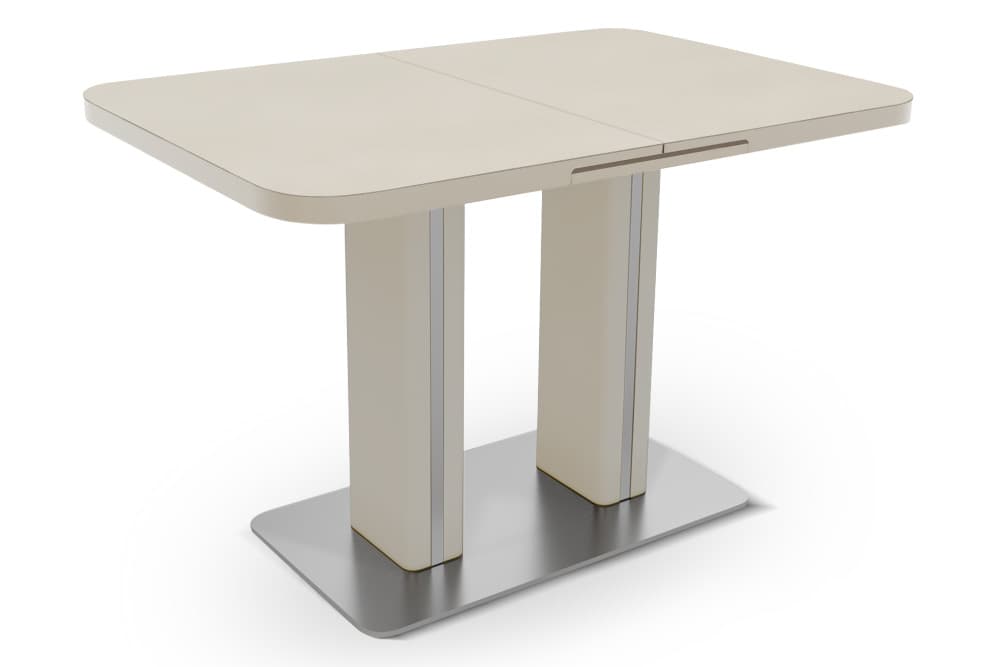 Стол лакированный обеденный раскладной DARIO – Прямоугольный AERO, цвет капучино, размер 110 (+35) 56482 - фото 1