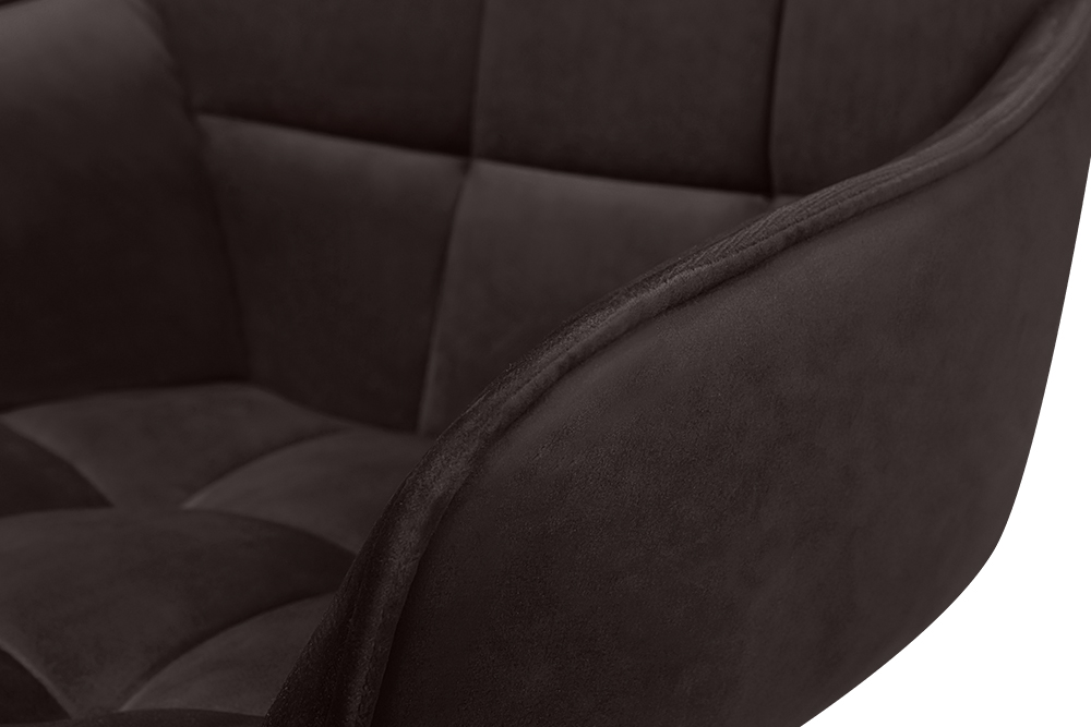 Стул для гостиной металлический B815 – кофейный AERO, цвет черный, размер 61 88444 - фото 7
