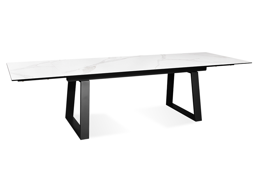 Стол обеденный раздвижной ROVENA – Прямоугольный AERO, цвет белый оникс, размер 200 (+50) (+50) 108402 - фото 4