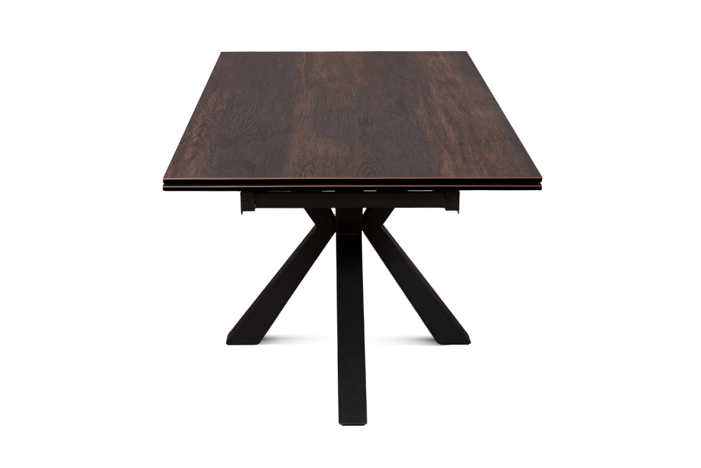 Стол обеденный раздвижной SPARTA – Прямоугольный AERO, цвет керамическая столешница - цвет темный дуб, размер 160 (+40) (+40) 54037 - фото 2