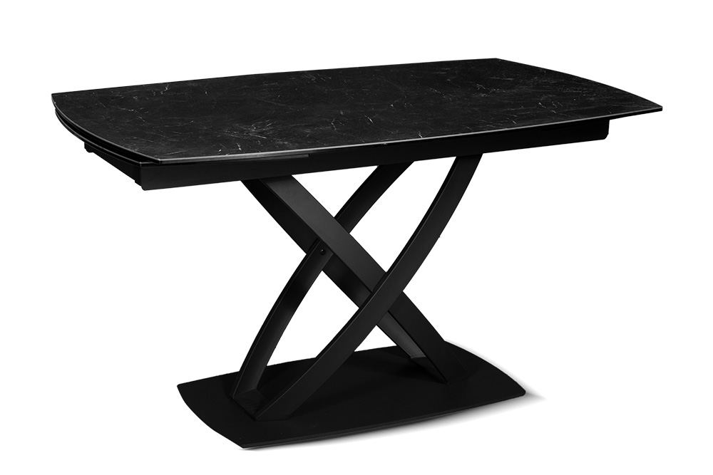 Стол обеденный раздвижной TULUM– Прямоугольный AERO, цвет темно-серый палладий, размер 140 (+35)(+35) 95268 - фото 1
