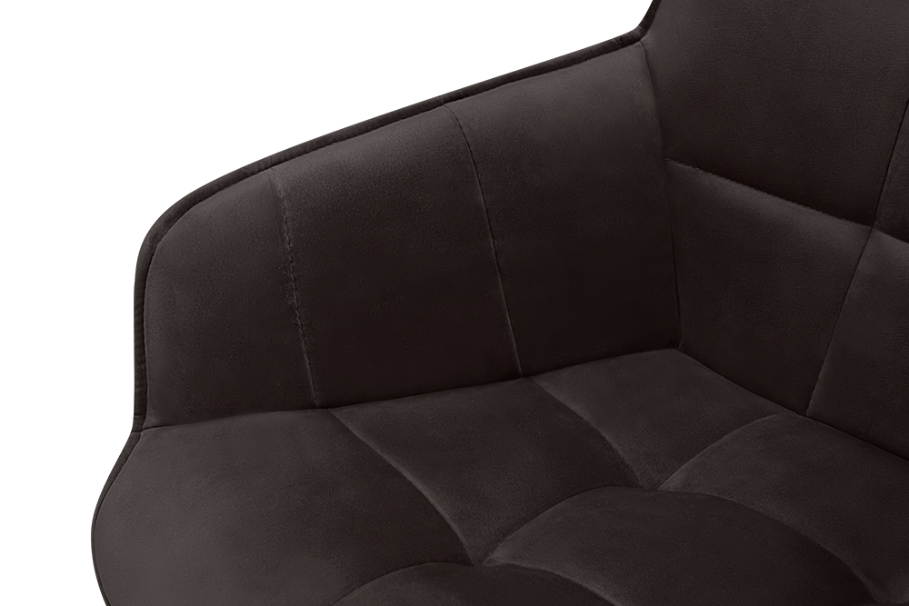 Стул для гостиной металлический B815 – кофейный AERO, цвет черный, размер 61 88444 - фото 6
