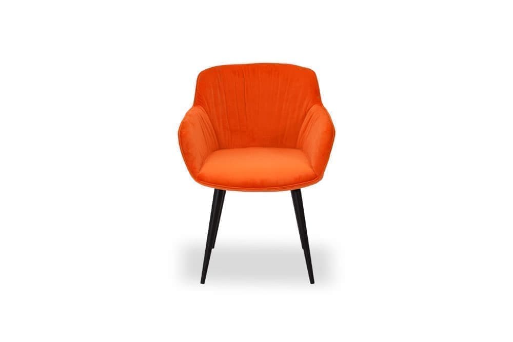Стул для гостиной металлический B146 – оранжевый AERO, цвет черный, размер 62 48977 - фото 3