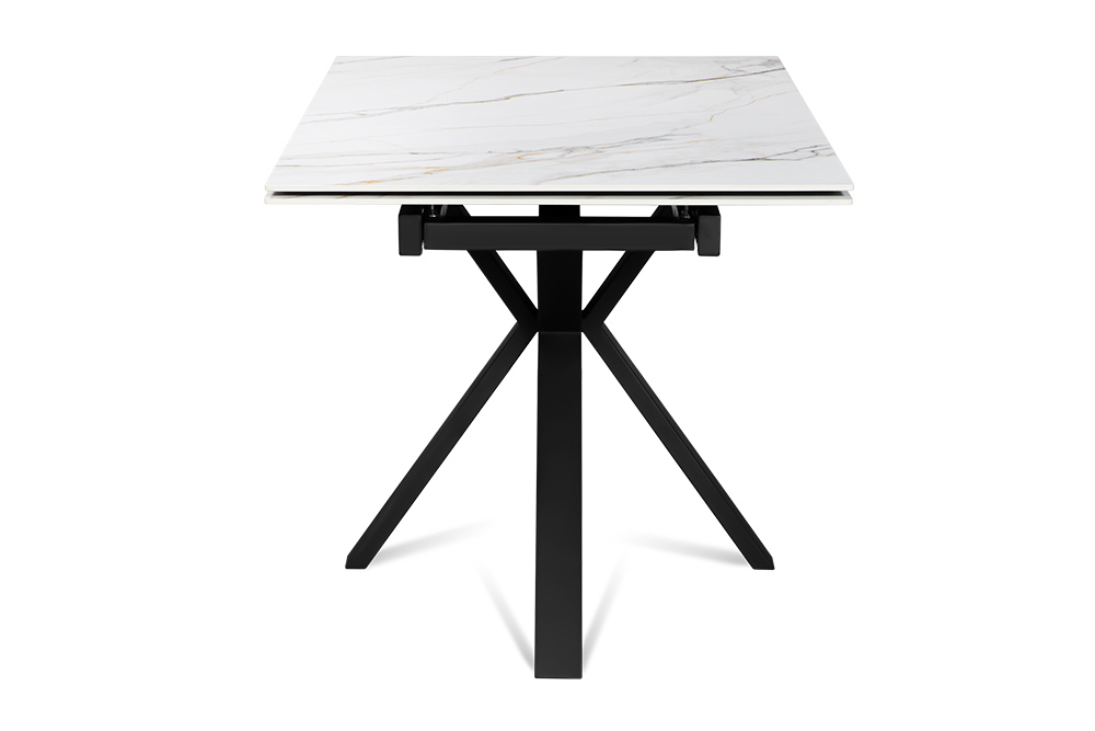 Стол обеденный раздвижной BONGO – Прямоугольный AERO, цвет позолоченный белый, размер 120 (+30) (+30) 113980 - фото 2