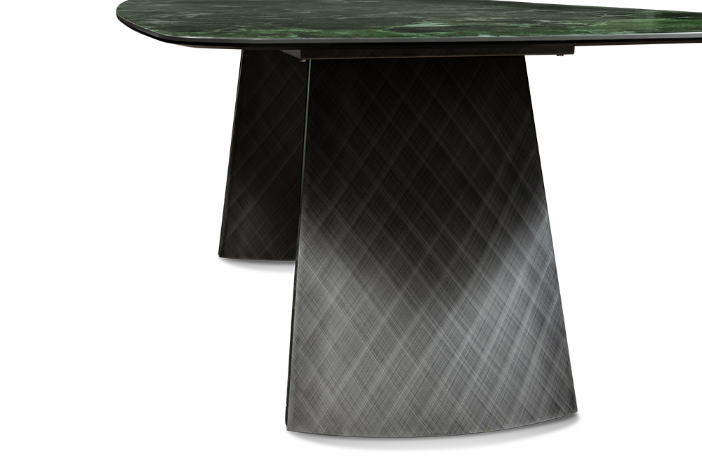 Стол обеденный нераскладной KYOTO - Овальный AERO, цвет зеленый, размер 258 115096 - фото 8