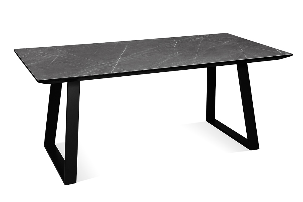 Стол раскладной SYLT 180 PIETRA GREY CER - прямоугольный AERO, цвет серый мрамор, размер 180