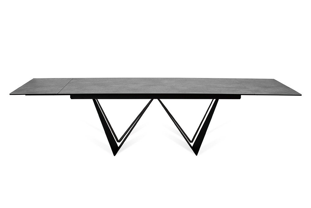 Стол обеденный раскладной PONTE – Прямоугольный AERO, цвет серый гранит, размер 200 (+50) (+50) 67465 - фото 3