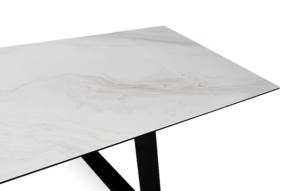 Стол обеденный раздвижной ROVENA – Прямоугольный AERO, цвет молочный, размер 160 (+40) (+40) 107882 - фото 5