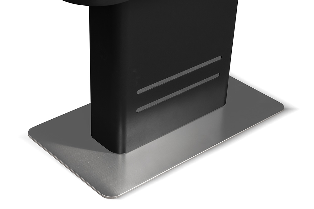 Стол лакированный обеденный раскладной SWEDEN – Прямоугольный AERO, цвет серый мрамор, размер 120 (+40) 89012 - фото 9